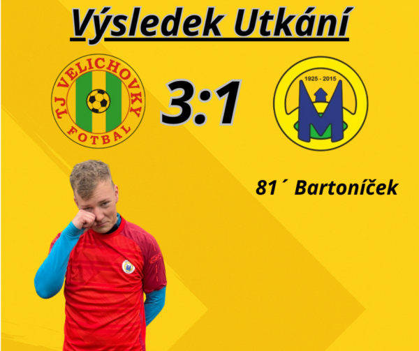 Tj Velichovky 3-1 SK Miletín (pol. 0:0)
